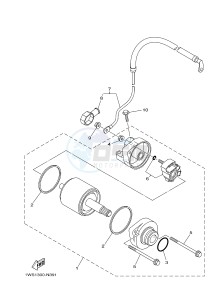 MT07A MT-07 ABS 700 (1XBH 1XBJ) drawing STARTING MOTOR