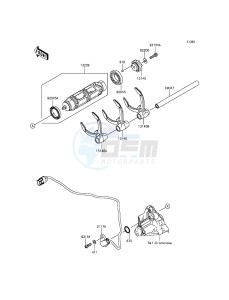 NINJA H2 ZX1000NGF XX (EU ME A(FRICA) drawing Gear Change Drum/Shift Fork(s)