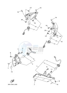 XP500 T-MAX 530 (59C8) drawing FLASHER LIGHT