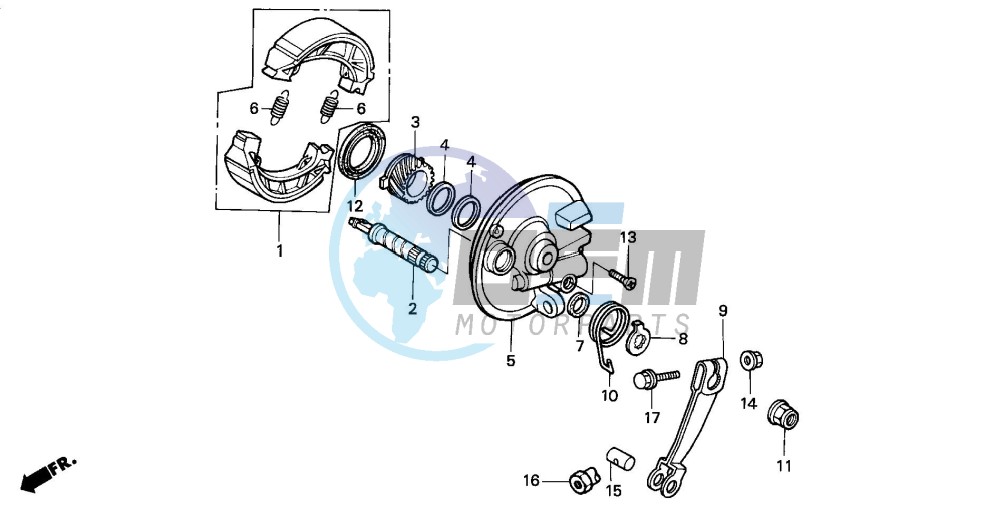 FRONT BRAKE PANEL