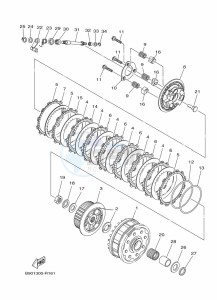 XSR900 MTM850 (BAE6) drawing CLUTCH