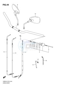 VZ800 (E2) MARAUDER drawing HANDLEBAR