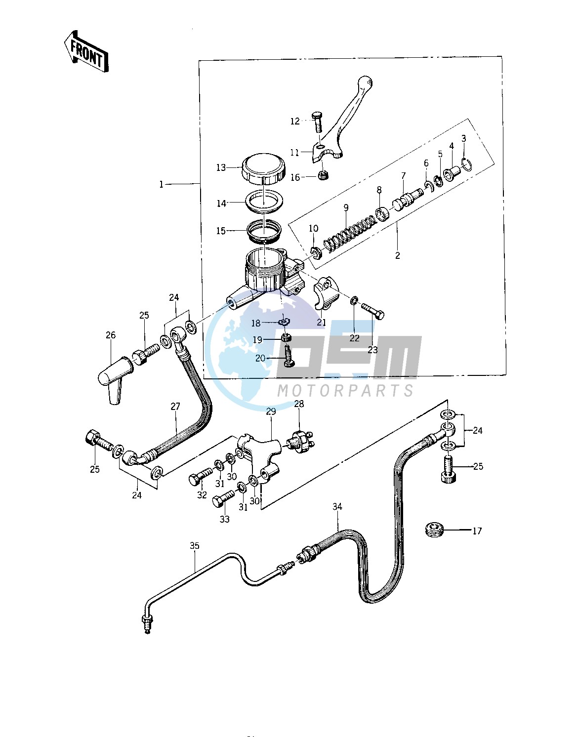 FRONT MASTER CYLINDER