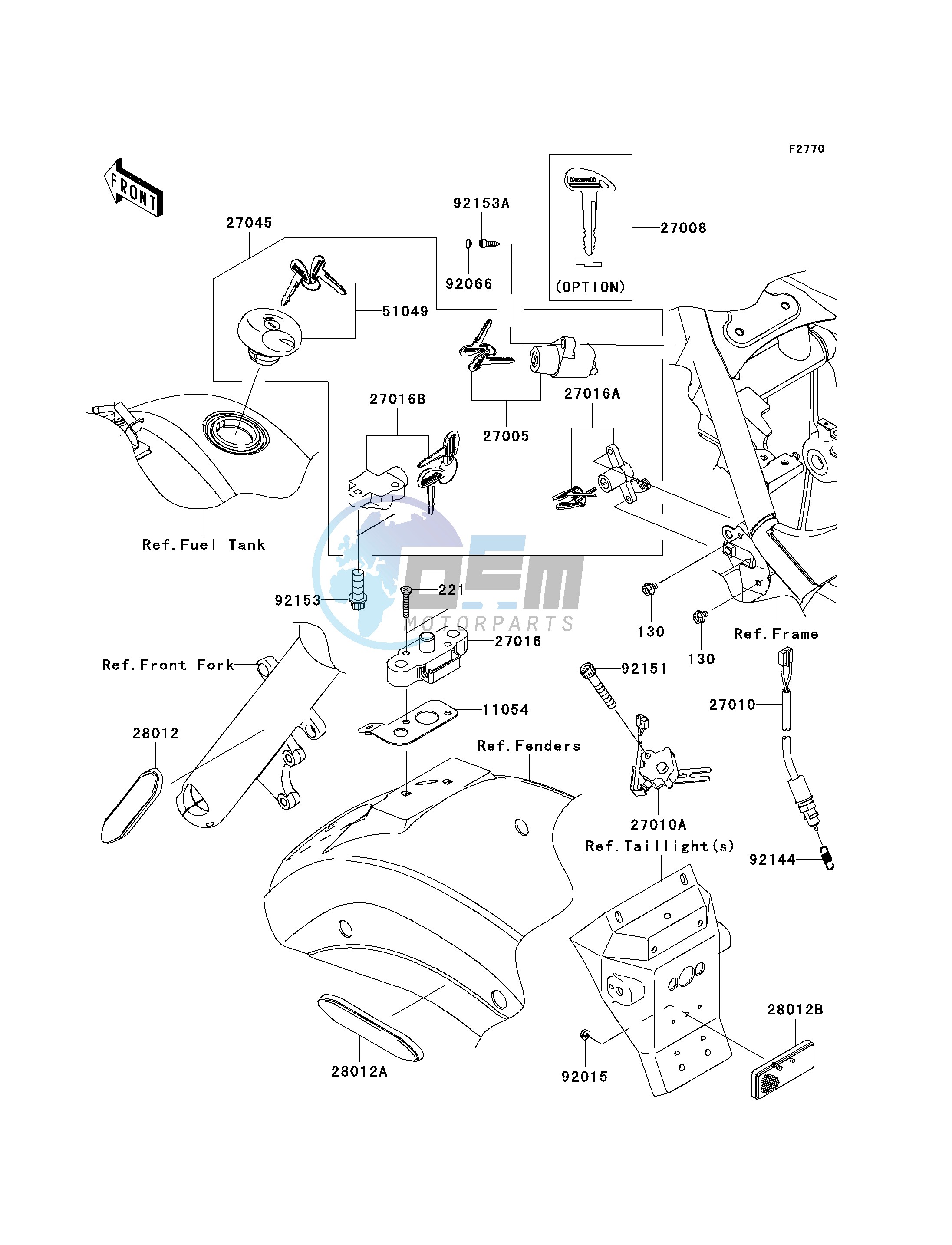 IGNITION SWITCH_LOCKS_REFLECTORS