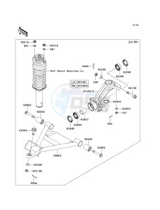 KAF 620 R [MULE 4010 TRANS4X4] (R9F-RAFA) RAF drawing FRONT SUSPENSION