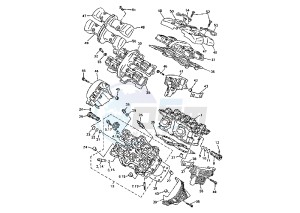 XVZ ROYAL STAR 1300 drawing CYLINDER HEAD