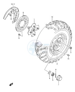 LT-A750XZ drawing FRONT WHEEL (LT-A750XZL3 P17)