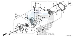 TRX500FA5G TRX500FA Europe Direct - (ED) drawing MAIN VALVE BODY