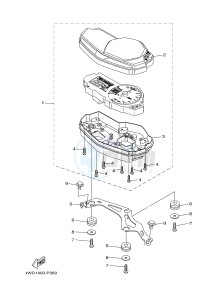 YZF-R3 YZF-R3A 321 R3 (B023 B024) drawing METER