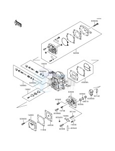 JH 750 G [XI SPORT] (G1-G2) [XI SPORT] drawing CARBURETOR PARTS