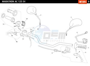 MARATHON-125-AC-E4-FREE-JUMP-AUSTRIA-FREE-JUMP-BLUE drawing HANDLEBARS