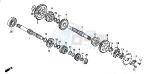 MT50S drawing TRANSMISSION (H/SD)