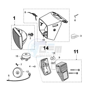 VOGUE SNA BE drawing LIGHT 12V BULB