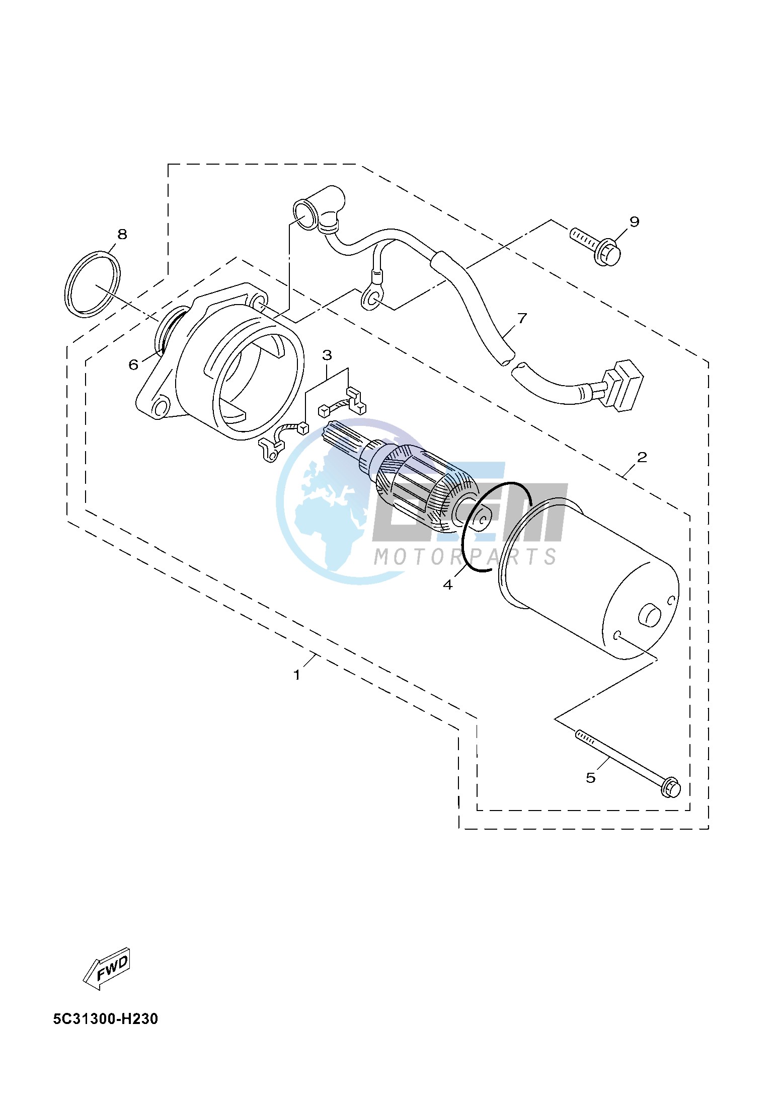 STARTING MOTOR