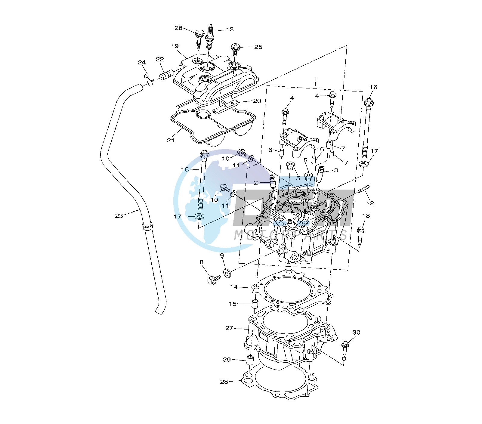 CYLINDER AND HEAD