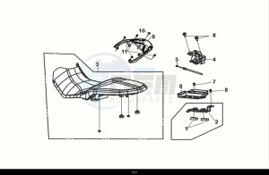 NH-T125I (MG12B2-EU) (E5) (M1) drawing FRONT SEAT