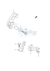 DF 25 V-Twin drawing Throttle Control Non-Remote Control