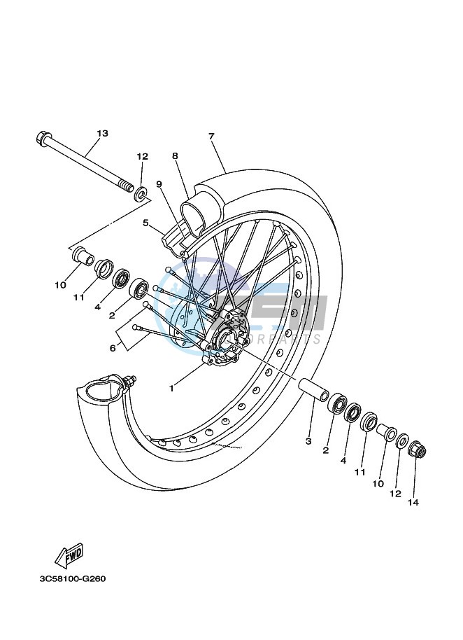 FRONT WHEEL