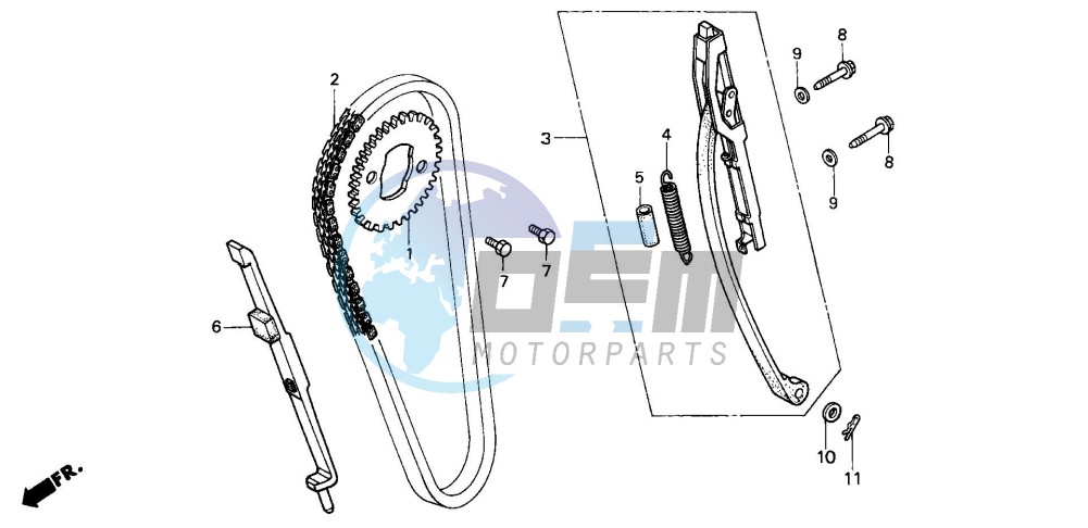 CAM CHAIN/TENSIONER