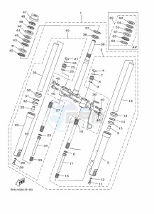 XC115F  (BL77) drawing FRONT FORK 2