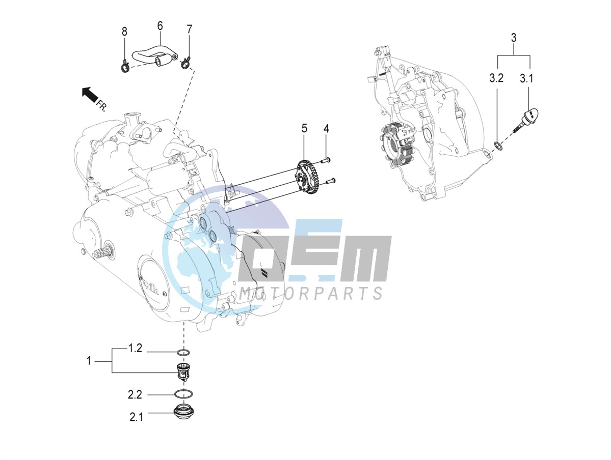 Oil pump-filter