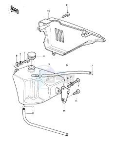 KD 80 C [KD80] (M1-M2) [KD80] drawing SIDE COVER_OIL TANK