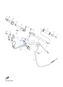 YZF-R1 998 R1 (2CRJ 2CRK) drawing STEERING HANDLE & CABLE