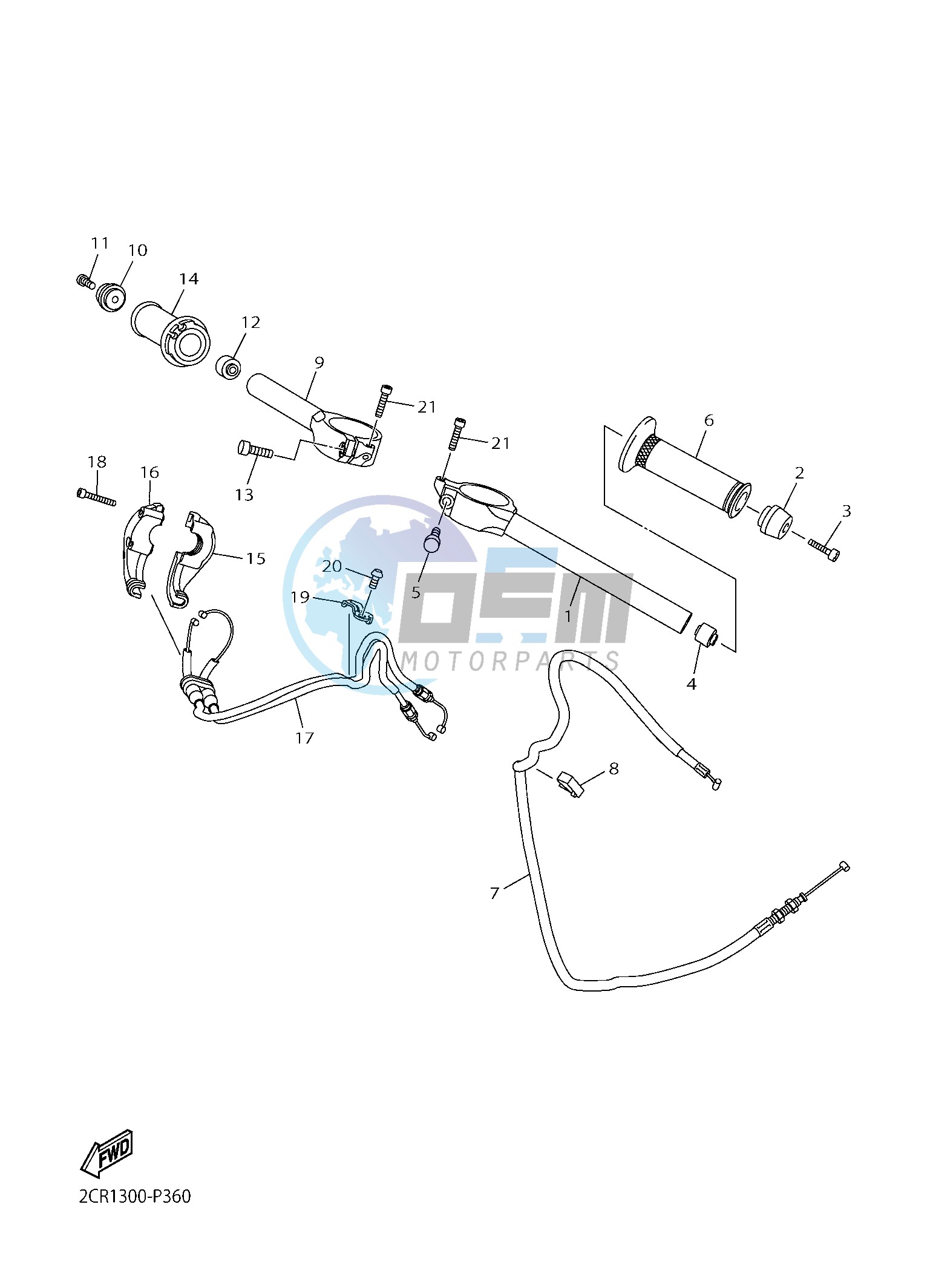 STEERING HANDLE & CABLE