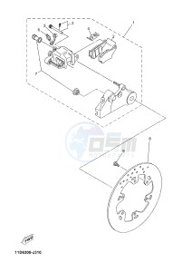 XT660Z TENERE (2BD6 2BD6 2BD6) drawing REAR BRAKE