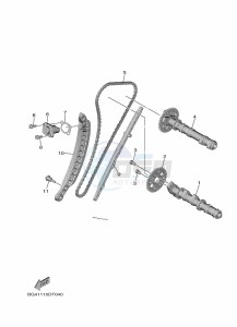 YXF850ES YX85FPSP (BARM) drawing CAMSHAFT & CHAIN