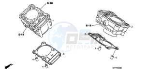 XL700V9 UK - (E / MKH) drawing CYLINDER