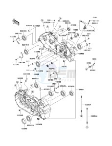 VN 2000 F [VULCAN 2000 CLASSIC LT] (6F-7F) F6F drawing CRANKCASE