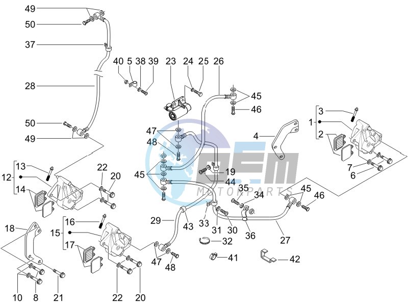 Brakes hose  - Calipers