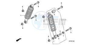 TRX420FAA Australia - (U) drawing FRONT CUSHION