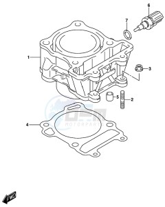 GSX-R125 drawing CYLINDER