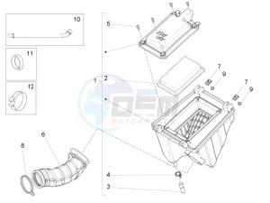 RS 125 RS REPLICA 4T E4 ABS (APAC) drawing Air box