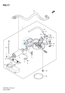 VZR1800 (E2) INTRUDER drawing FUEL PUMP