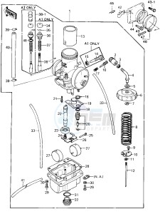 KX 420 A [KX420] (A1-A2) [KX420] drawing CARBURETOR