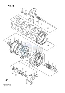 VS750GL (E1) INTRUDER drawing CLUTCH