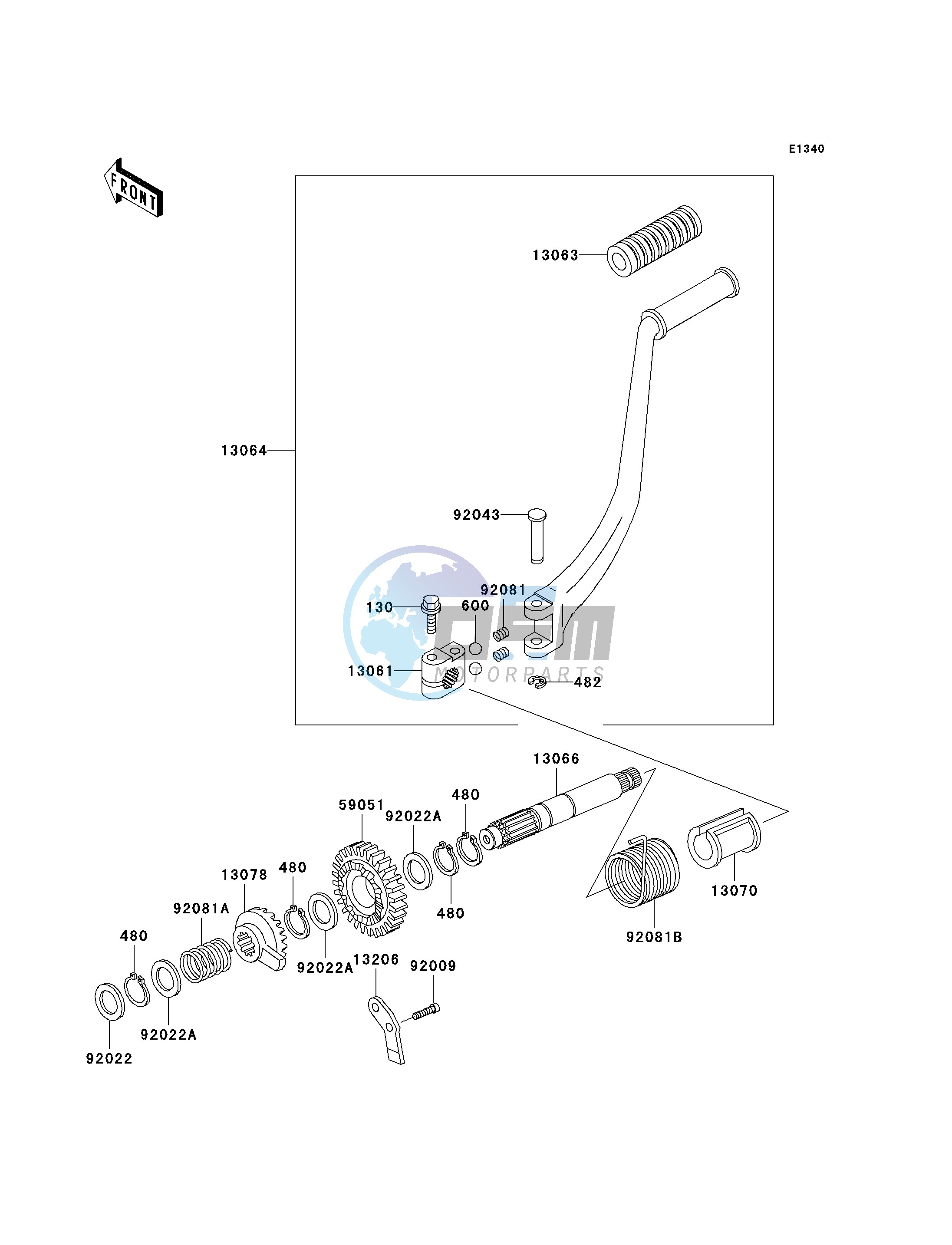 KICKSTARTER MECHANISM