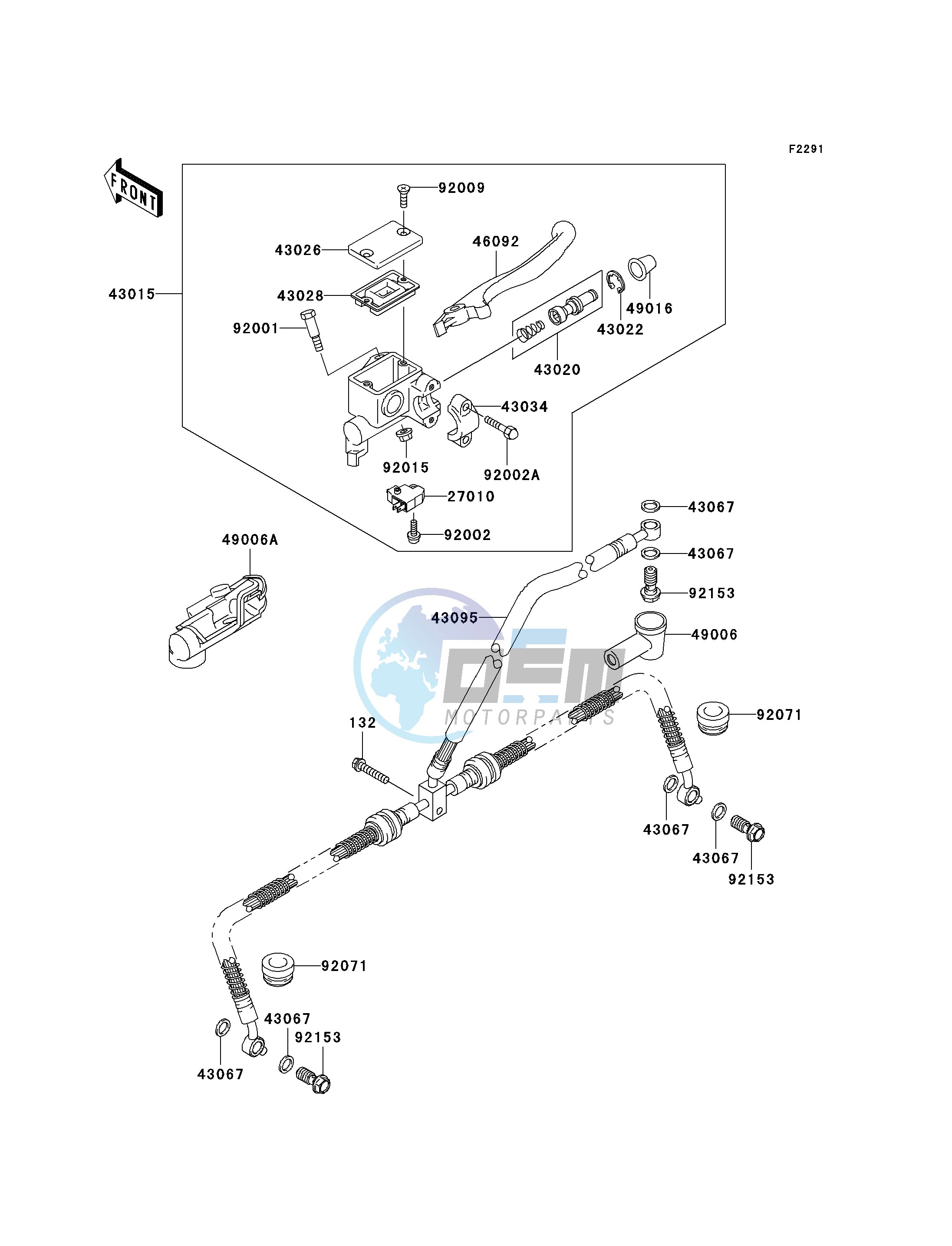 FRONT MASTER CYLINDER