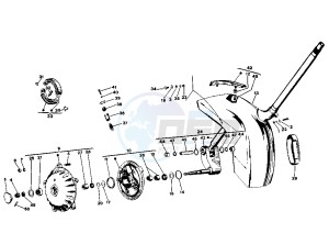 PXE ARCOBALENO 125 drawing Front Fork