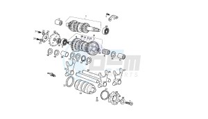 GPR R - GPR REPLICA - 50 CC EU2 drawing GEAR BOX