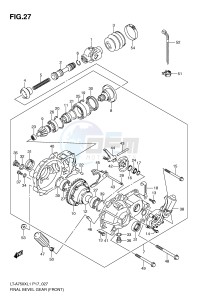 LT-A750X (P17) drawing FINAL BEVEL GEAR (FRONT)