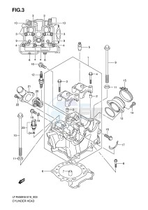 LT-R450 (E19) drawing CYLINDER HEAD