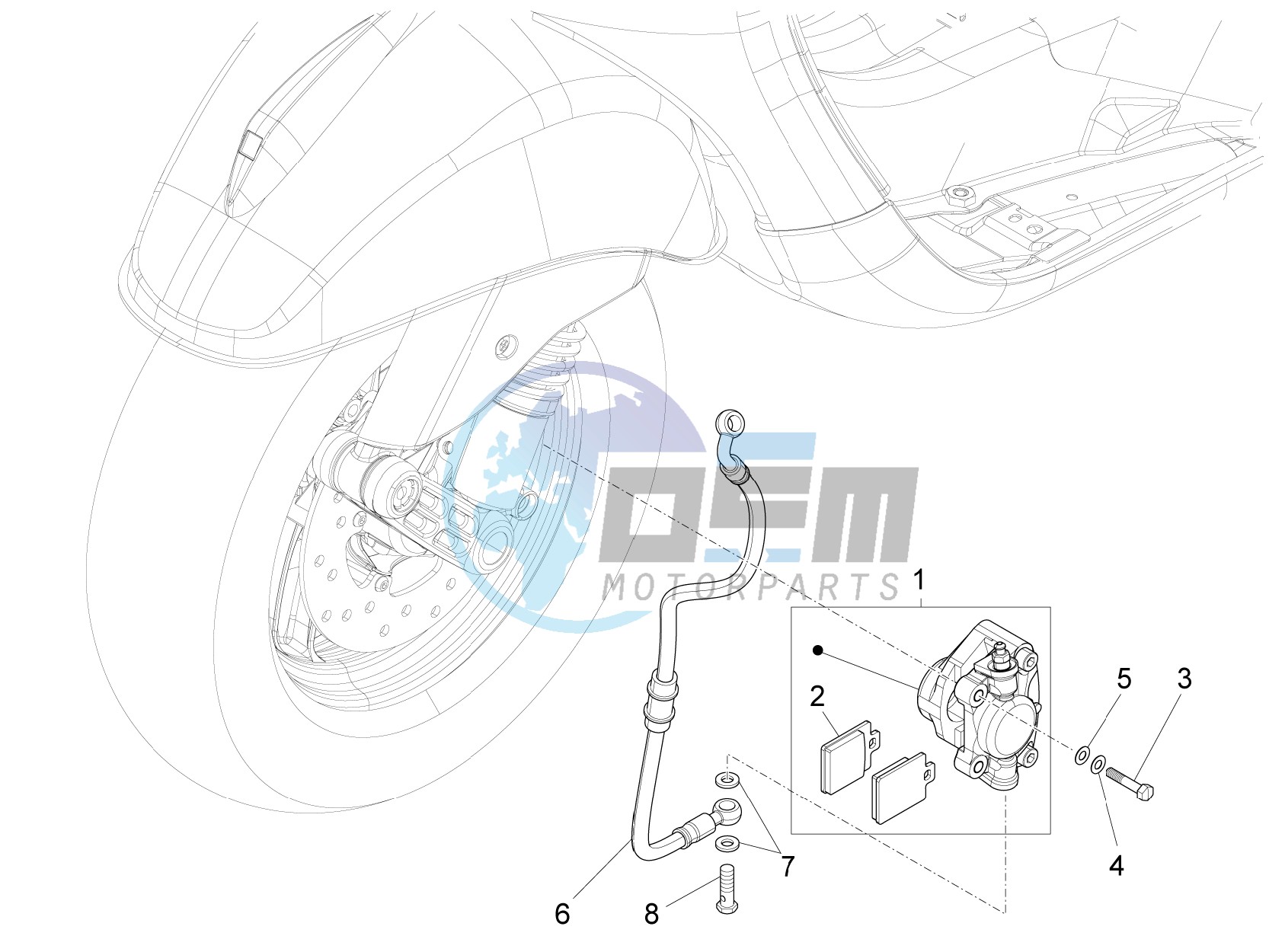 Brakes pipes - Calipers