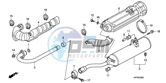 EXHAUST MUFFLER