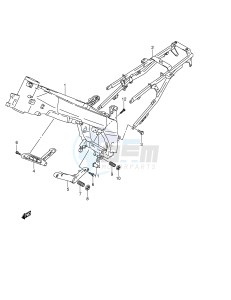 DL650 (E2) V-Strom drawing FRAME