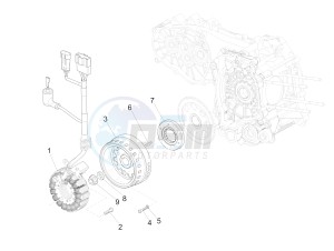 MP3 500 MAXI SPORT-BUSINESS-ADVANCED E4 ABS (EMEA-APAC) drawing Flywheel magneto