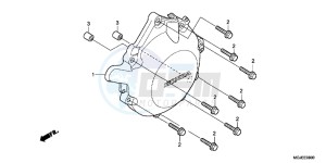 CBF1000FAC drawing A.C. GENERATOR COVER